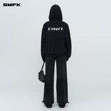 SMFK 2410 未来基因阔身运动帽衫/荒野黑