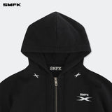 SMFK 2410 未来基因阔身运动帽衫/荒野黑