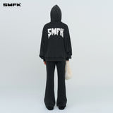 SMFK 2410 未来基因阔身运动帽衫/荒野黑