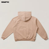 SMFK 2510 十字雕像阔身迷彩运动帽衫 沙漠色