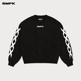SMFK 2501 基因链条赛车阔身卫衣 荒野黑