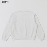 SMFK 2605 未来镜像巨型卫衣 云白