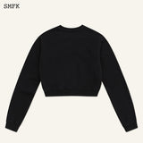 SMFK SS2402 冲锋修身卫衣 黑