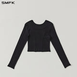 SMFK 2610 神话经典仪式修身上衣 荒野黑