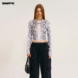 SMFK 2510 幻影迷彩运动上衣 白蛇纹