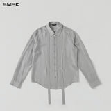 SMFK 2609 海妖迷雾晚礼衬衫 冰川灰