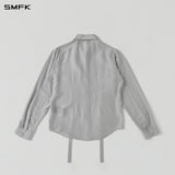 SMFK 2609 海妖迷雾晚礼衬衫 冰川灰