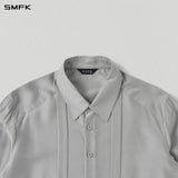 SMFK 2609 海妖迷雾晚礼衬衫 冰川灰