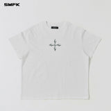 SMFK 2604 未来镜像阔身Tee 云白