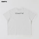 SMFK 2604 未来镜像阔身Tee 云白