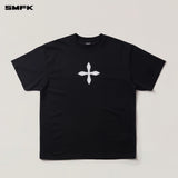 SMFK 2607 复古十字雕像阔身Tee 荒野黑