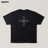 SMFK 2607 复古十字雕像阔身Tee 荒野黑
