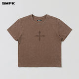 SMFK 2604 复古野性Tee 湮灭棕