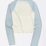 SCULPTOR 2511 Good Karma Raglan Tee Cream/Baby Blue