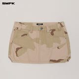 SMFK 2506 野性起源牛仔短裙/沙漠迷彩