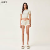 SMFK SS2402 冲锋修身Tee 白