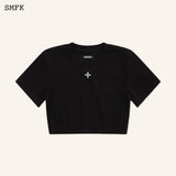 SMFK SS2402 拥抱超短Tee 黑