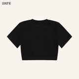 SMFK SS2402 拥抱超短Tee 黑