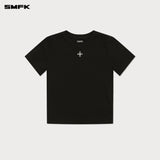 SMFK 2501 十字经典锁链修身运动Tee 荒野黑