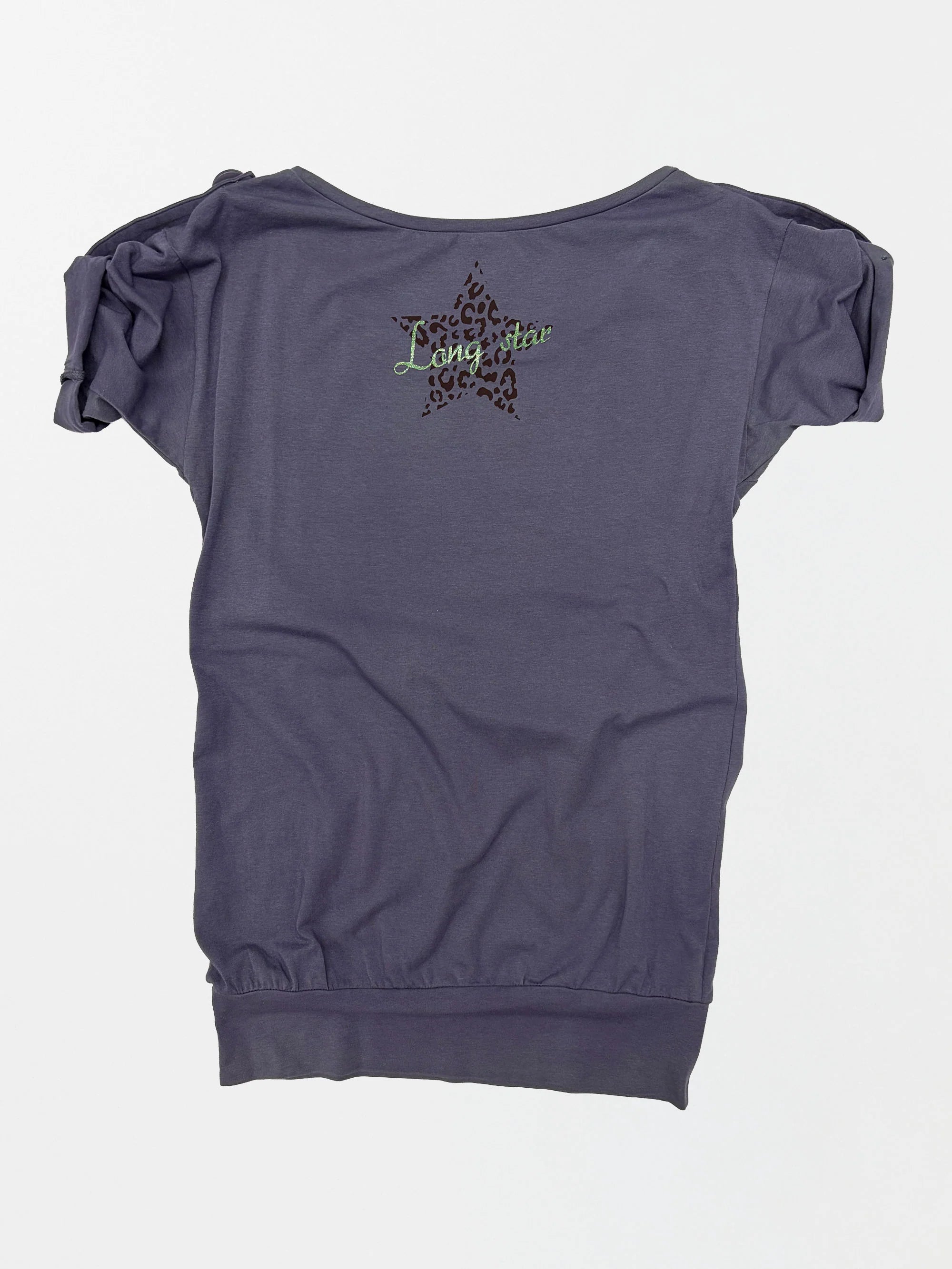 SCULPTOR 2606 Broken Girls Roll Up Tee Dirty Purple – Lines Up