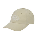 EMIS 2605 WHITE STITCH BALL CAP-LIGHT BEIGE