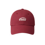 EMIS 2605 SMALL LOGO BALL CAP-RED
