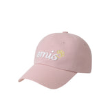 EMIS 2610 LETTERING LOGO BALL CAP-PINK