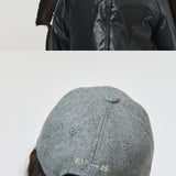 EMIS 2511 BOUCLE LETTERING LOGO BALL CAP-GRAY