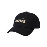 EMIS 2511 BOUCLE LETTERING LOGO BALL CAP-NAVY