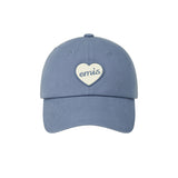 EMIS 2605 HEART RUBBER PATCH BALL CAP-BLUE