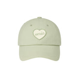 EMIS 2605 HEART RUBBER PATCH BALL CAP-MINT