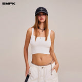 SMFK 2511 十字花刺绣棒球帽 荒野黑