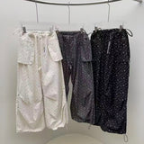 KOREAN COLLECTION 2506 碎花宽松休闲工装裤