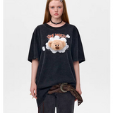 13DE MARZO | 2506 Bear Anime Smog T-shirt