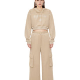 OZLANA SS2310 Club Rhinestone Sweat Suit Set