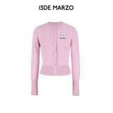 13DE MARZO | 2602 Mini Logo Cardigan Pink