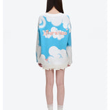 13DE MARZO | 2511 Doozoo Day and Night Sweater White