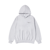 ADLV 2601 后背小熊印花连帽卫衣 灰