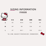 13DE MARZO | 2407 Hello Kitty Bear Printing Hoodie White