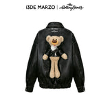 13DE MARZO | 2610 Rolling Stones Faux Leather Jacket Black