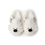 13DE MARZO | 2512 Bear Head Fleece Birkenstock White