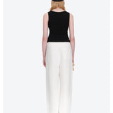 13DE MARZO | 2609 Pocket Bear Wide-leg Sweatpants White