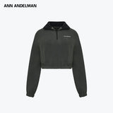 ANN ANDELMAN 2512 摇粒绒立领短款套头衫