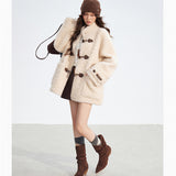 MacyMccoy 2512 羊毛皮扣大外套