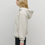 MARITHE 2511 经典LOGO拉链连帽减龄卫衣 燕麦