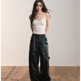 VIA PITTI 2601 设计感辣妹蕾丝吊带内搭 米白