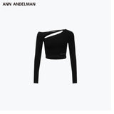 ANN ANDELMAN 2409 露肩上衣长袖T恤