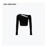 ANN ANDELMAN 2409 露肩上衣长袖T恤