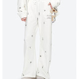 13DE MARZO | 2610 Rolling Stones Bear Sweatpants White