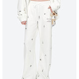 13DE MARZO | 2610 Rolling Stones Bear Sweatpants White
